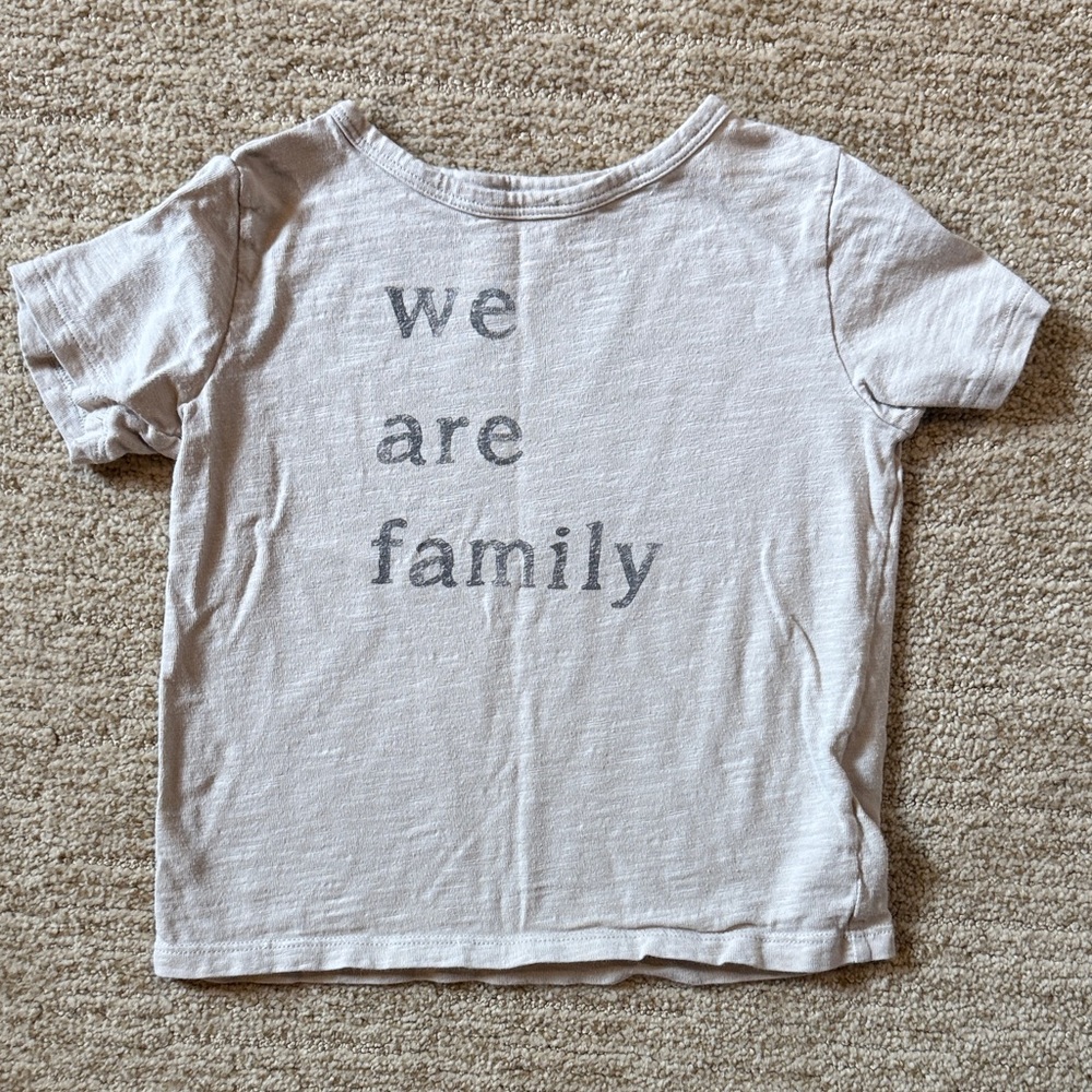 Kids 'We Are Family' Short Sleeve Tee